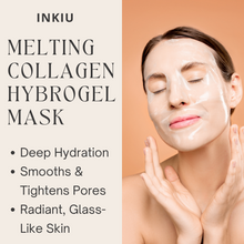 Load image into Gallery viewer, Collagen Hydrogel Face Mask, Vegan K‑Beauty Skincare for Deep Hydration, Firming & Glass Skin Glow 30-Minute Melting Sheet, Paraben-Free, Made in Korea (3‑Pack)