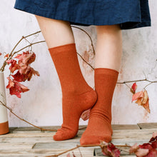 Load image into Gallery viewer, Women Fall and Winter Tasty Waffle Socks
