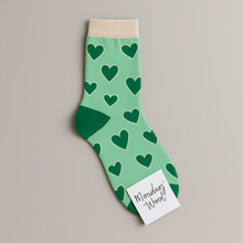 Load image into Gallery viewer, New Women Heart Pop Crew Socks

