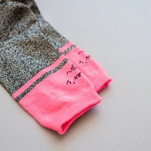 Load image into Gallery viewer, Women Neon Sparkle Crew Socks
