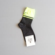 Load image into Gallery viewer, Women Neon Sparkle Crew Socks
